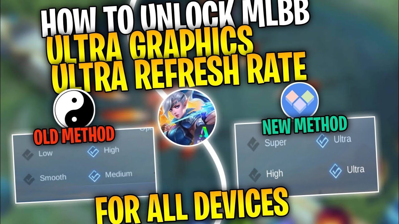 Tutorial - How To Unlock Ultra Graphics & Ultra Refresh Rate On Mobile Legends For All Devices
