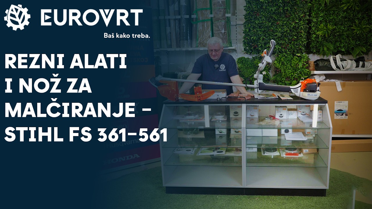 KOJI REZNI ALATI IDU ZA, KAKO NAMONTIRATI NOŽ ZA MALČIRANJE STIHL FS 361 FS 411 FS 461 FS 561
