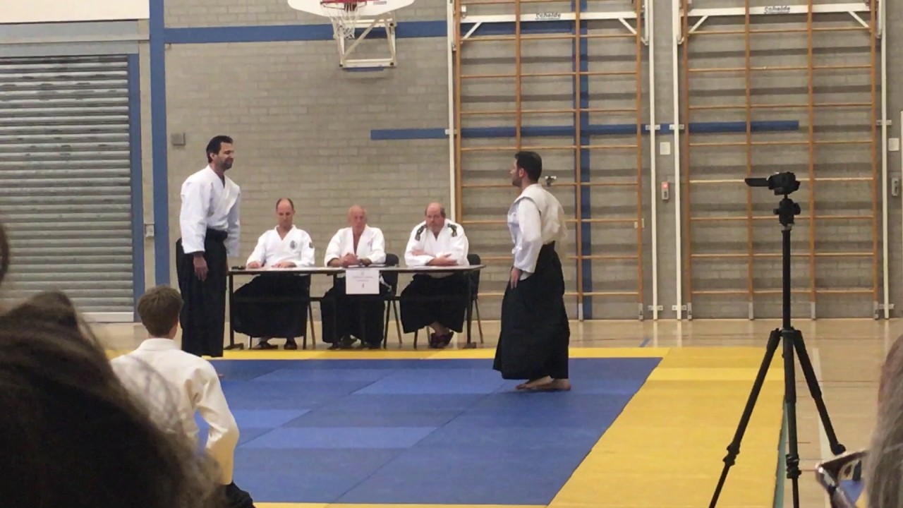 1e Dan examen Aikibudo Djuro Wolff
