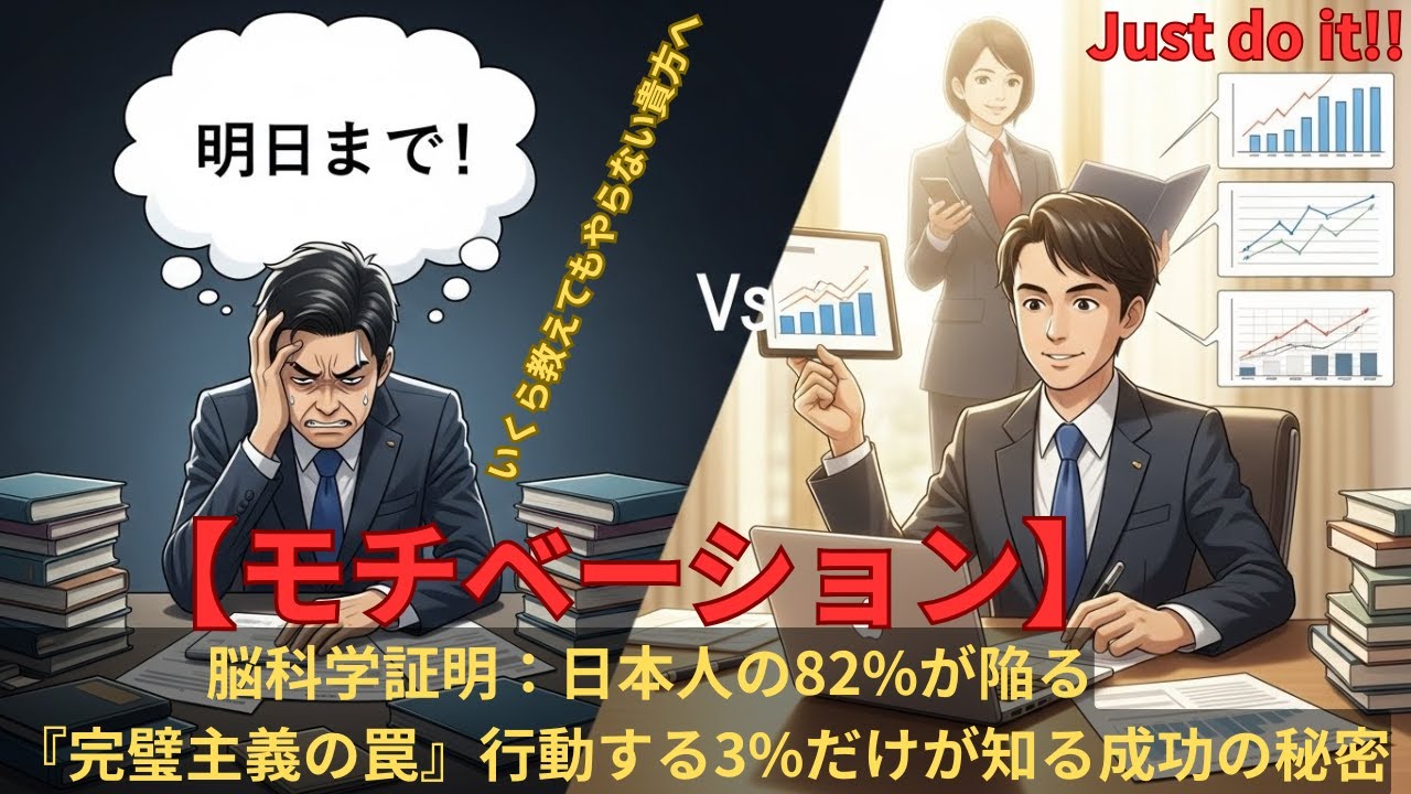 「脳科学が証明：考えすぎてやらない人が貧乏で終わる残酷な理由」