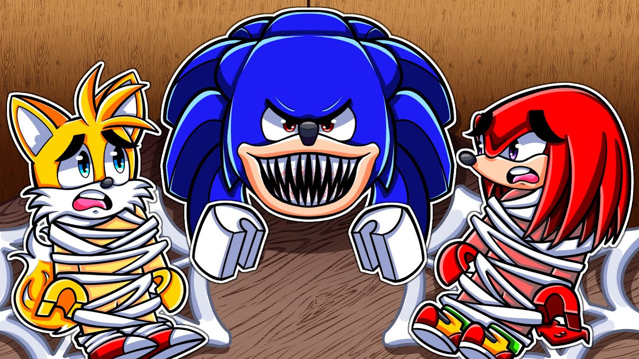 SHIN SONIC VIROU UMA ARANHA GIGANTE NO ROBLOX! (SPIDER SHIN SONIC TAPES)