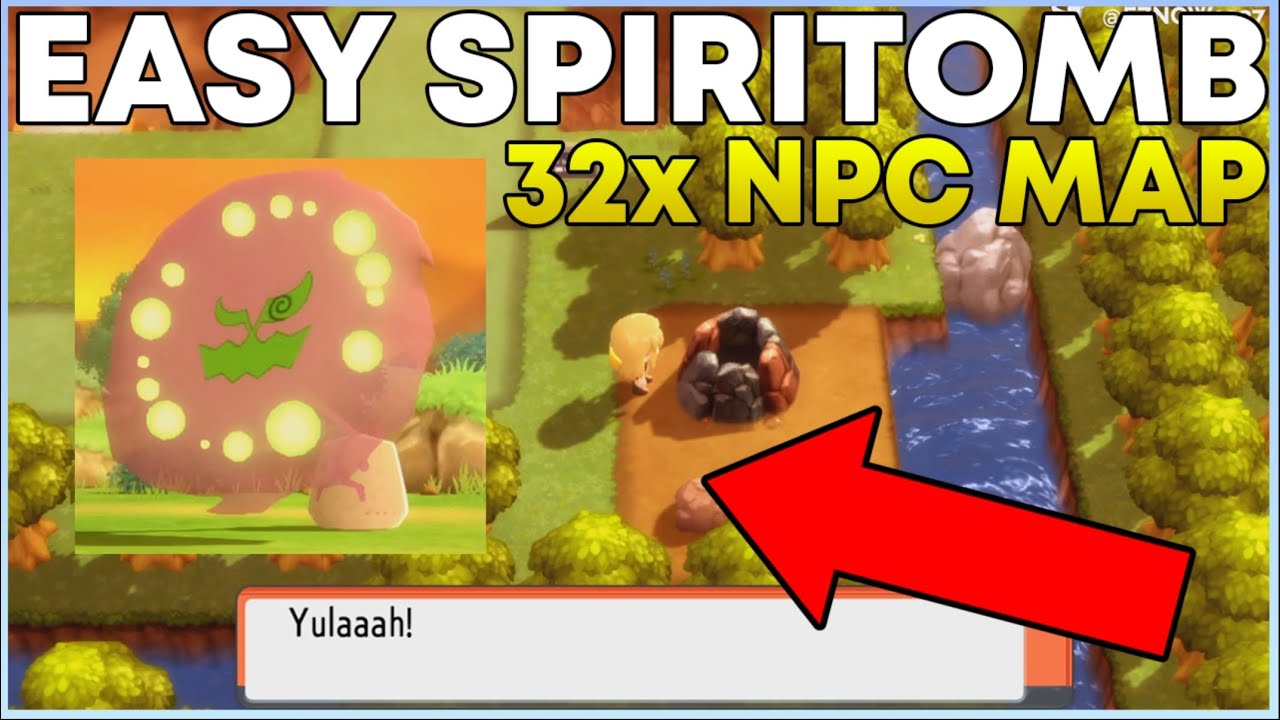 КАК ПОЛУЧИТЬ SPIRITOMB В POKEMON BDSP ЛЕГКО - КАРТА ПОДЗЕМЕЛЬЯ NPC - Бриллиантовый / Сияющий жемчуг