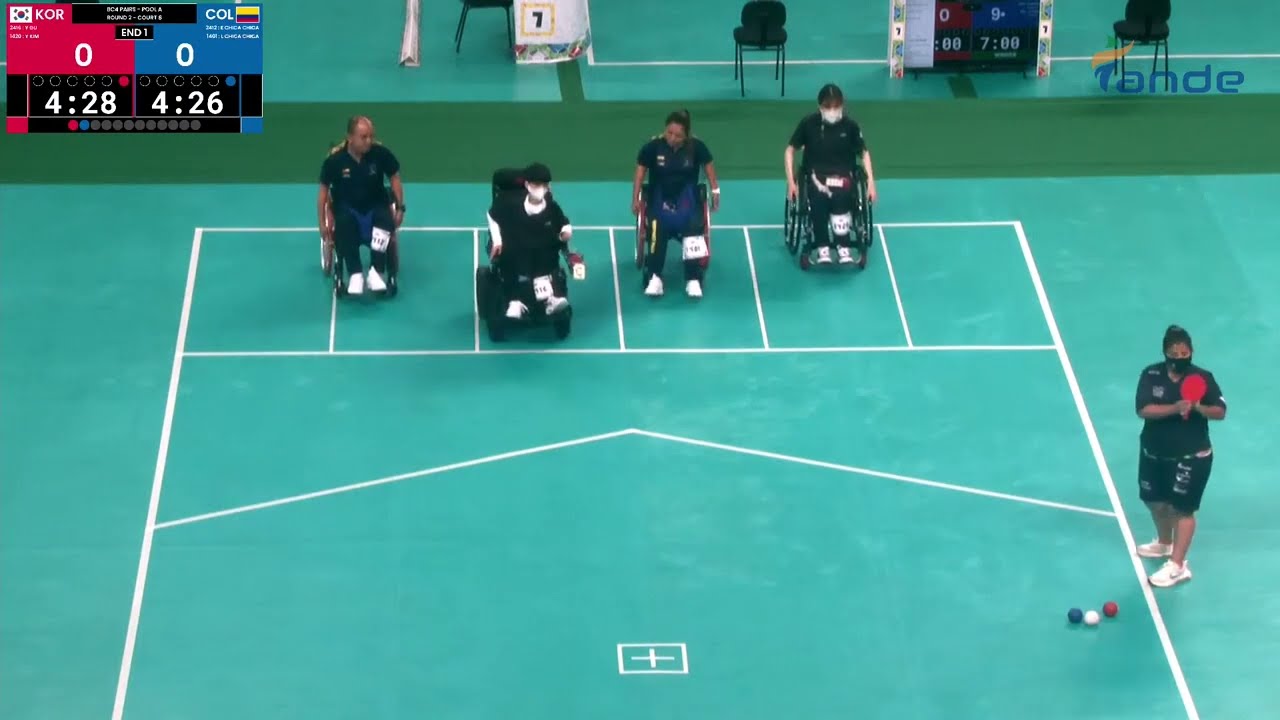 World Boccia Championships 11.12.2022. KOREA vs. COLOMBIA (BC4)