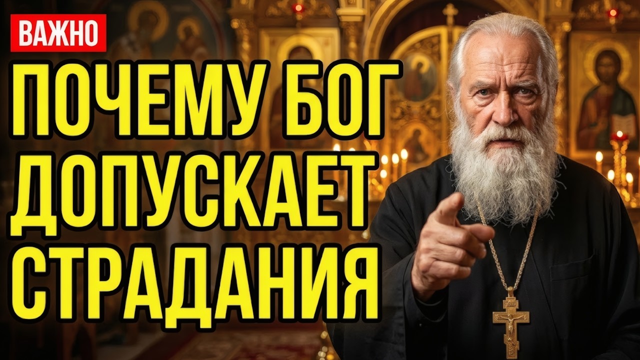 ПОЧЕМУ БОГ ДОПУСКАЕТ СТРАДАНИЯ В ЖИЗНИ ЧЕЛОВЕКА