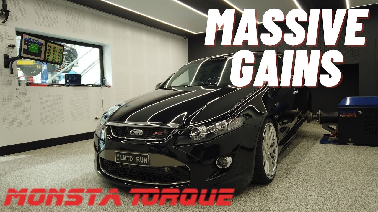 F6 BARRA TURBO FALCON MASSIVE POWER GAINS! PRECISION 6466 + E85 DYNO Results