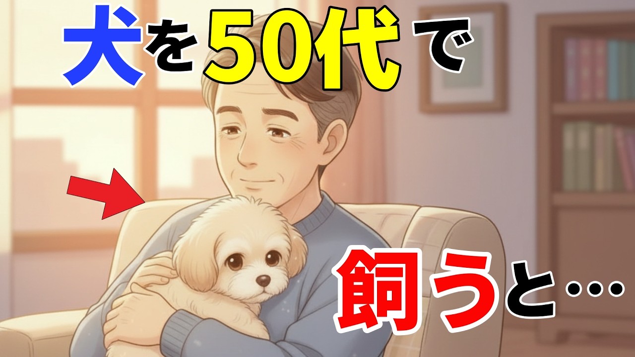 【最高の相棒‼】50代から犬を飼うと人生が変わる理由