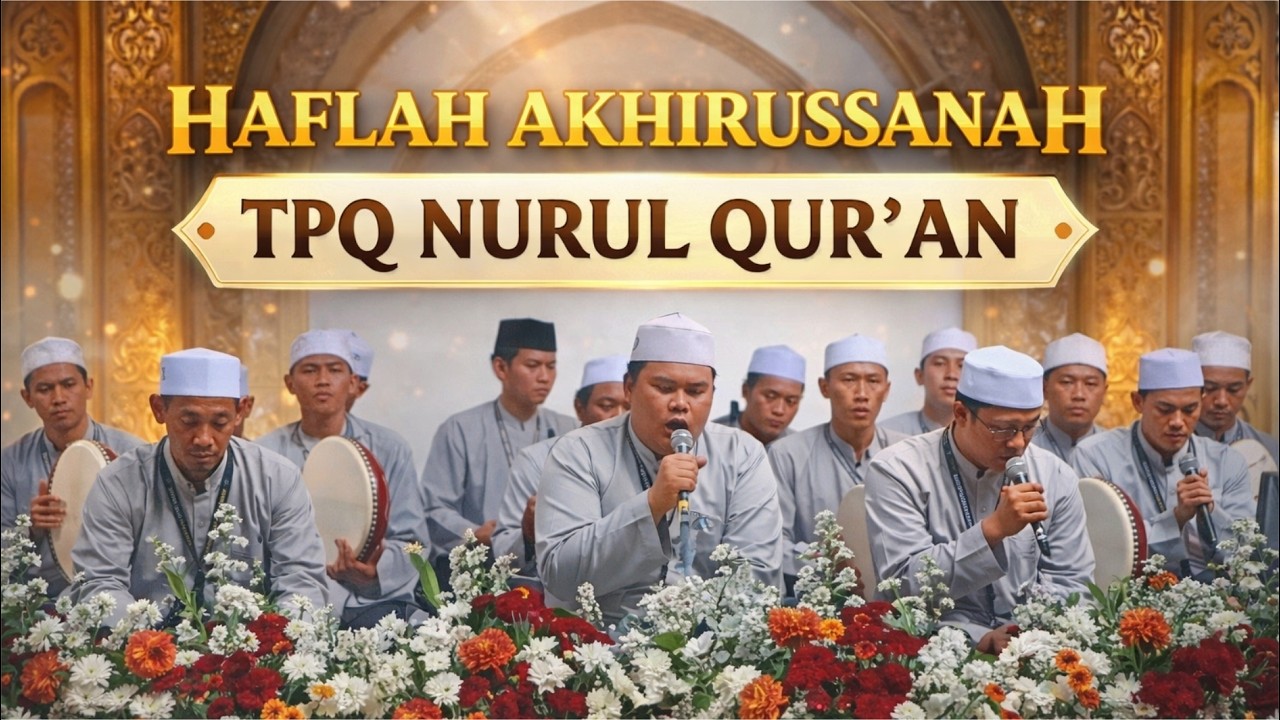 HAFLAH AKHIRUSSANAH TPQ NURUL QUR'AN | Hadroh Santri Ngopi Riyadlus Salam