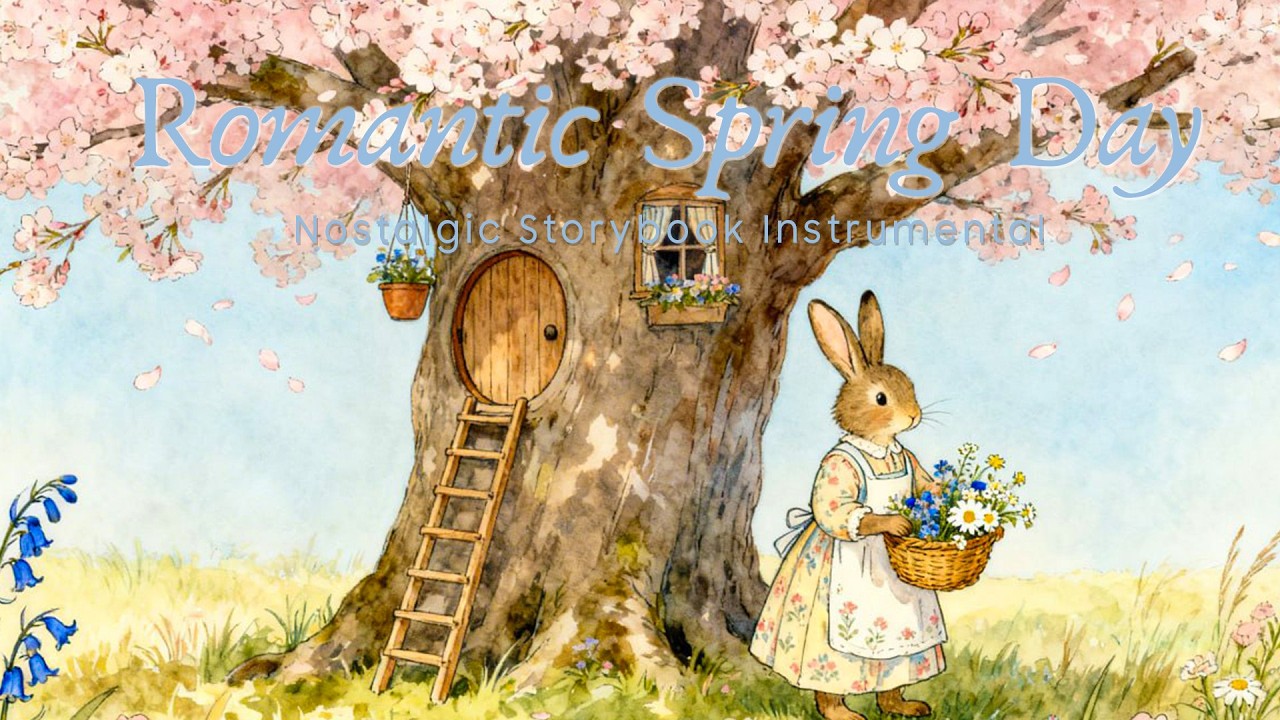 Romantic Waltz from Spring Day ✉️🌷 | Cozy Storybook for Reading & Nostalgic Days