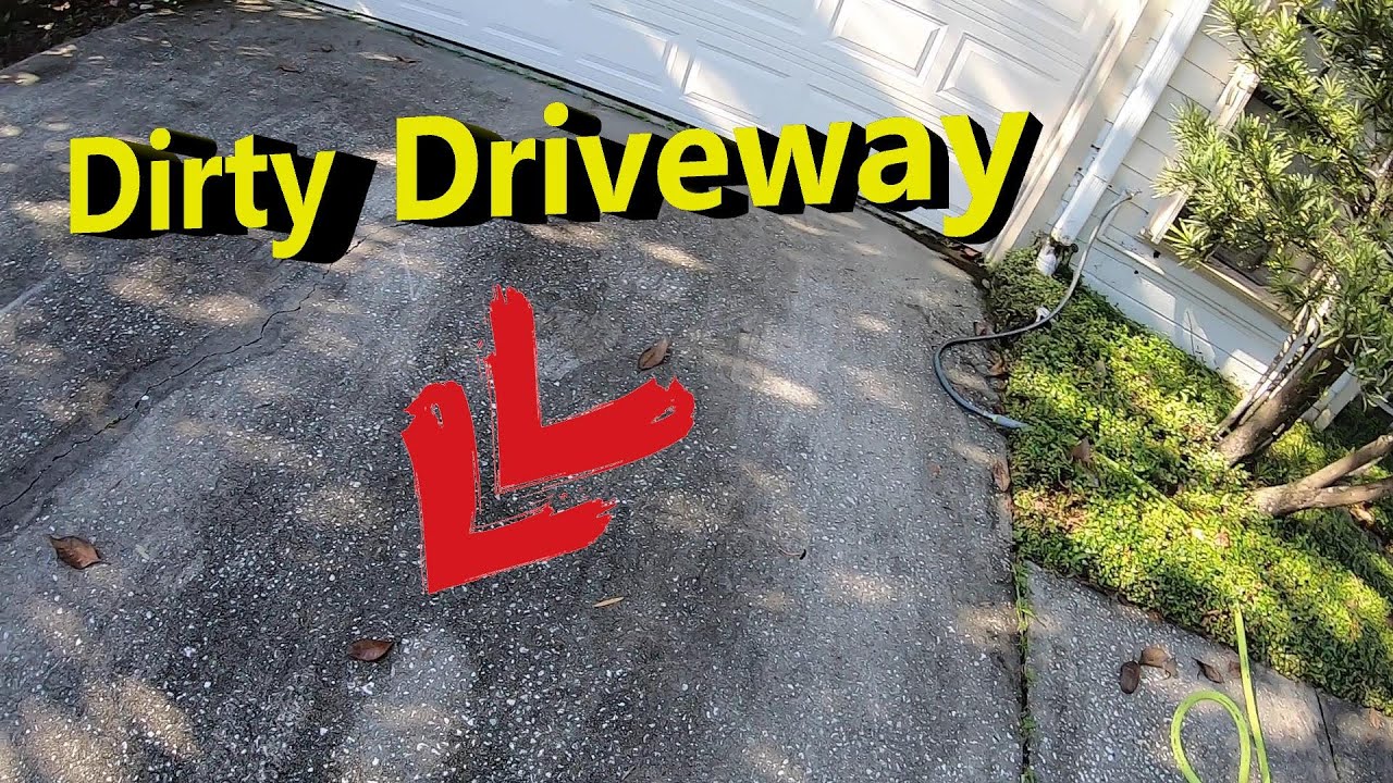 Pre Treating Driveway with 3% | Surface Cleaning | 5 Star Review