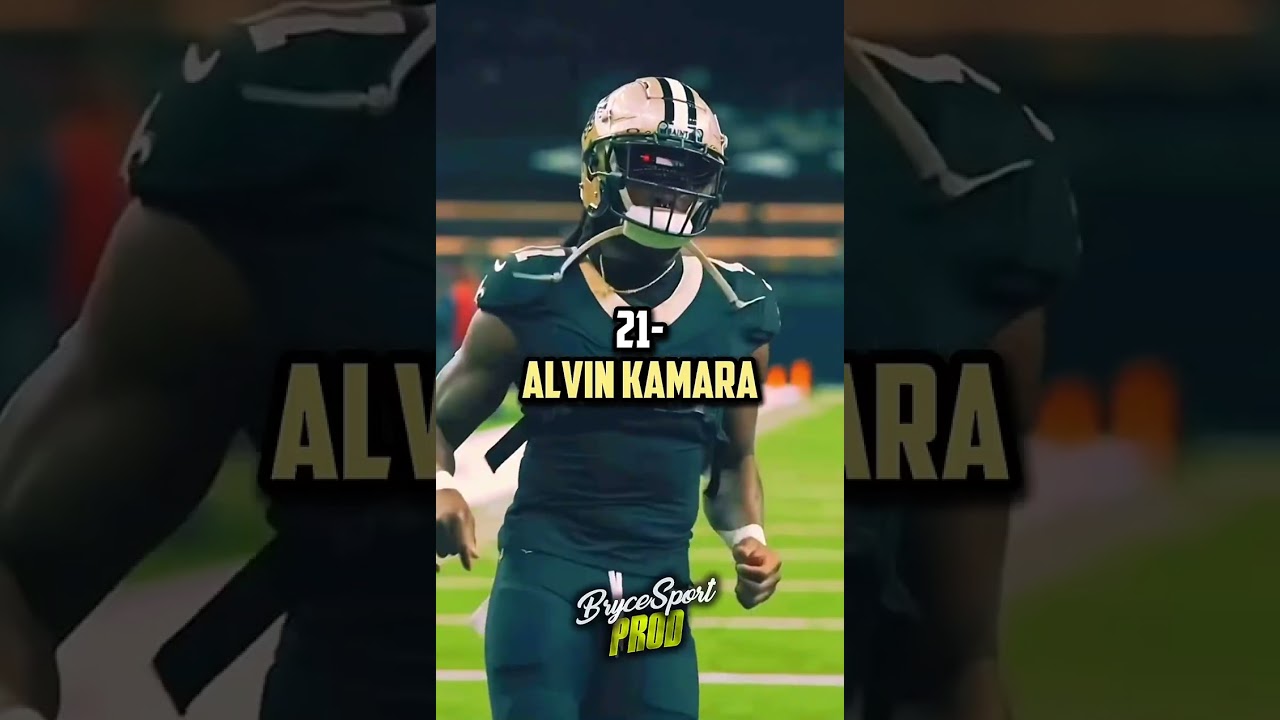Ranking the top 32 running backs in the NFL #shorts #nfl #schooly