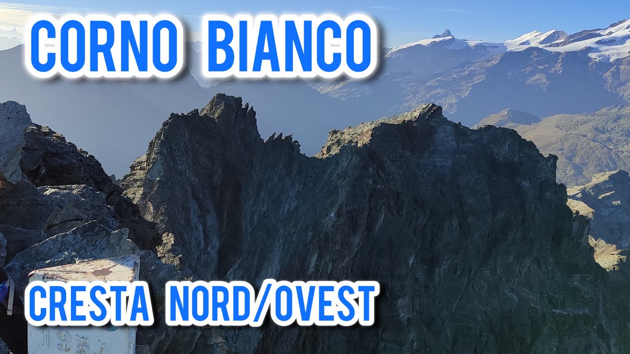 Corno bianco dalla cresta nord ovest 01/10/2023