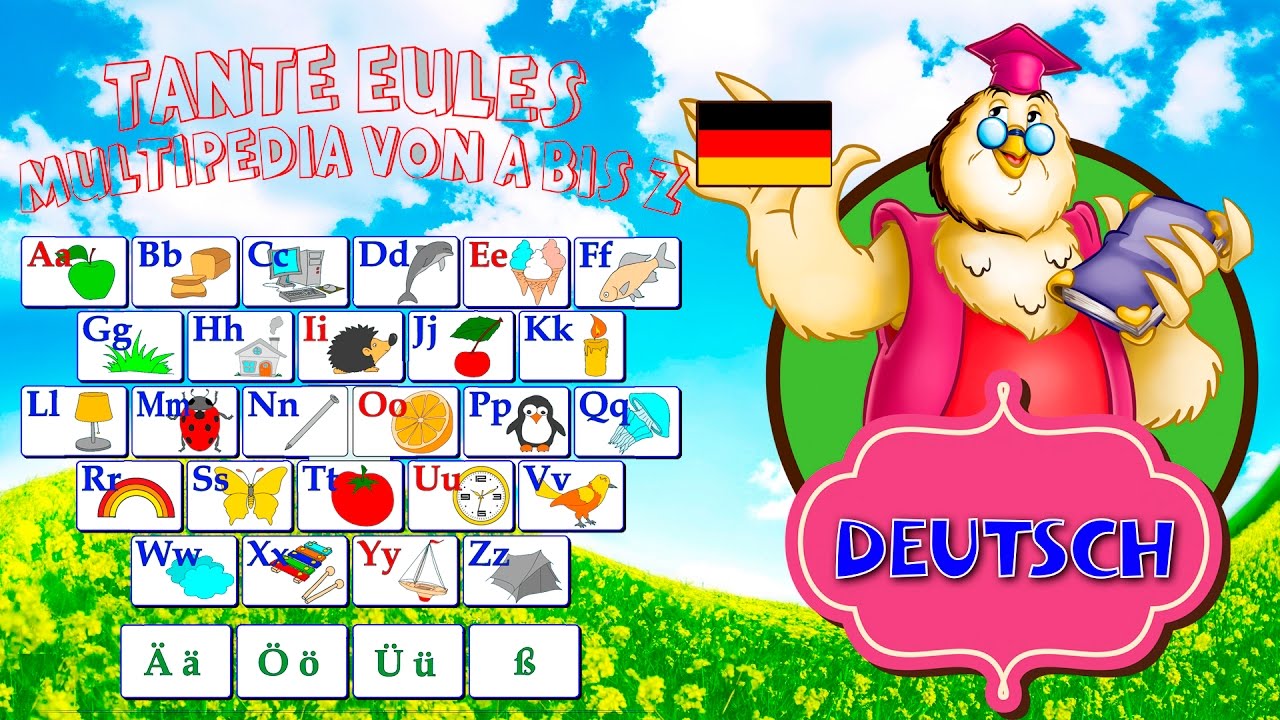 Deutsch Alphabet für Kinder | Deutsch lernen für Kinder von A bis Z
