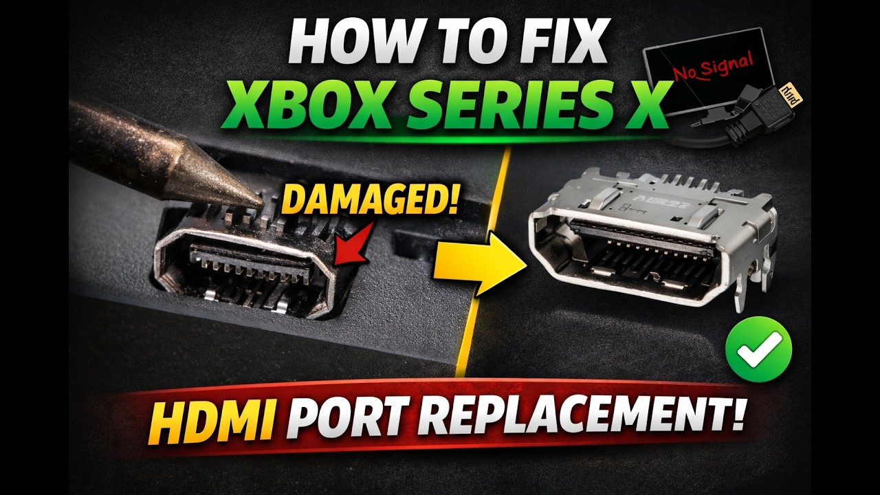 How to Fix Xbox Series X HDMI Port (Full Replacement Guide 2022)