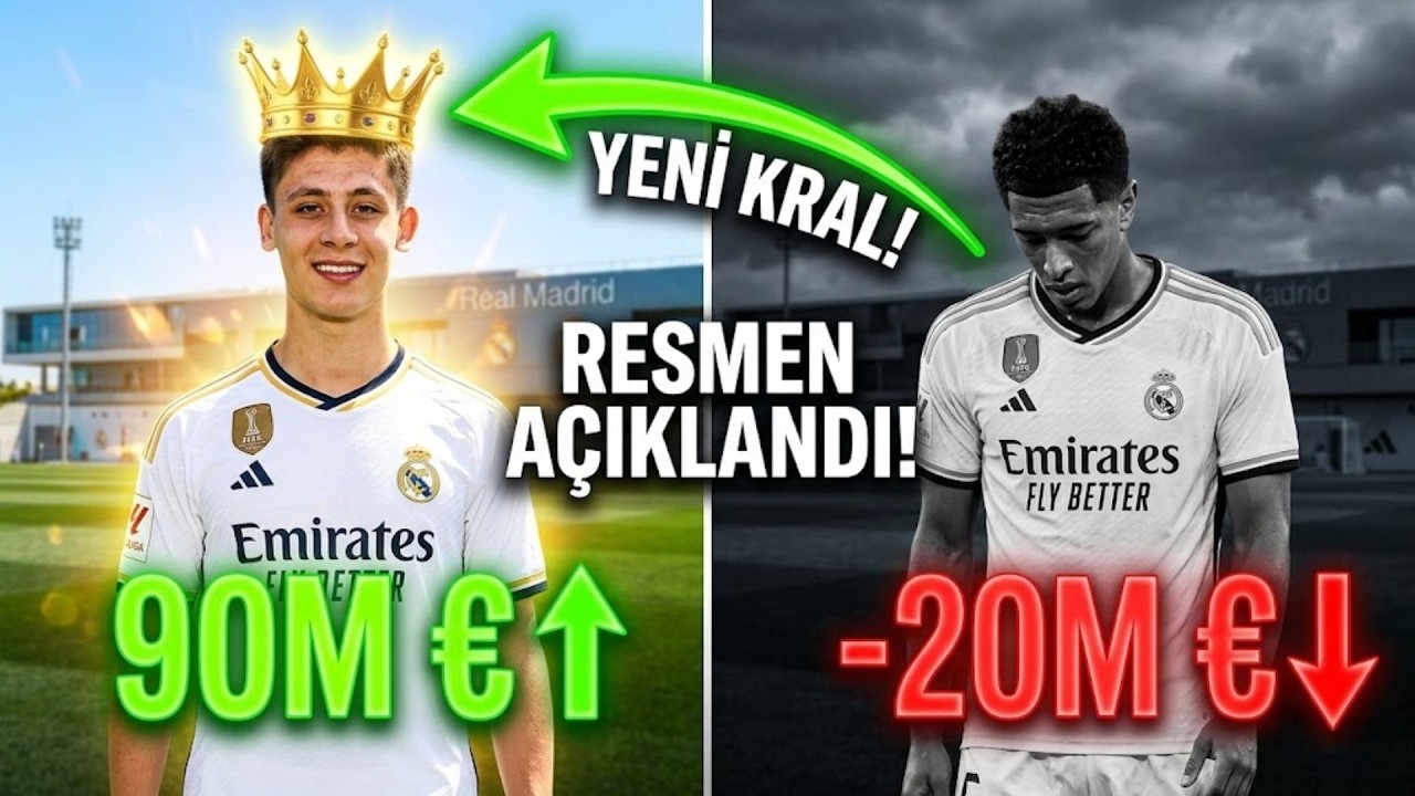 RESMEN AÇIKLANDI! ARDA GÜLER LALİGA'NIN KRALI OLDU, BELLINGHAM TARİHİ ÇÖKÜŞTE!