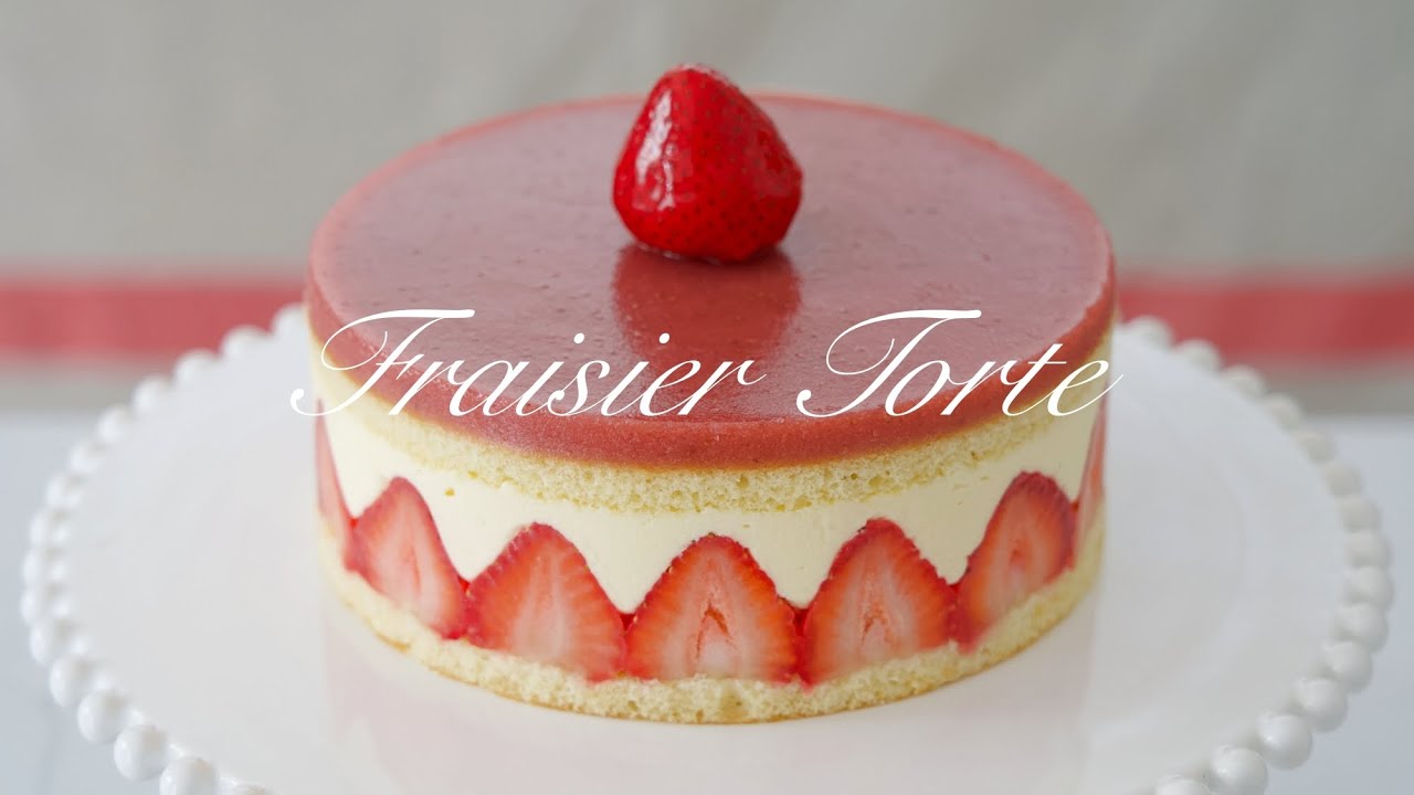 每一颗草莓都是灵魂【法式草莓蛋糕】～Fraisier Torte～ | Q BAKE
