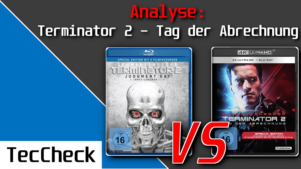 Blu-Ray vs. 4K-Blu-Ray: TERMINATOR 2 - Tag der Abrechnung! | Vergleich der Bildqualität!