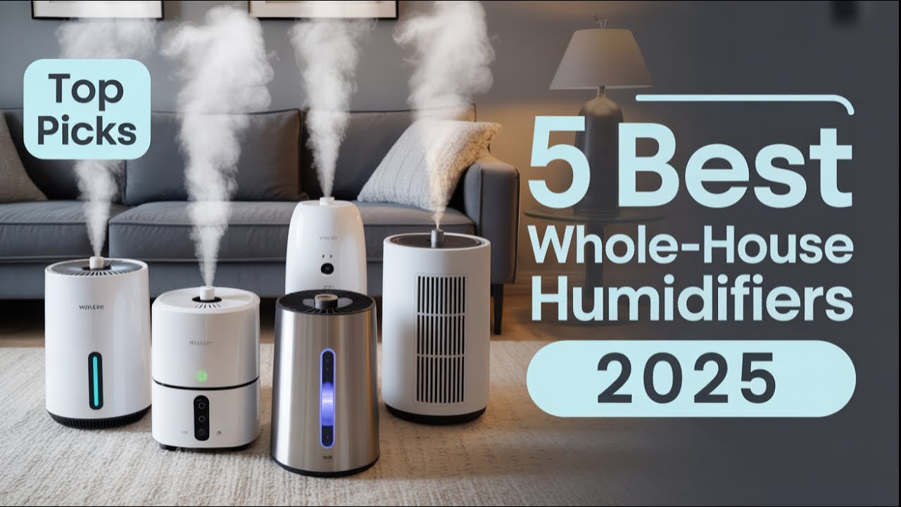 ✅Top 5 Best Whole-House Humidifiers in 2025
