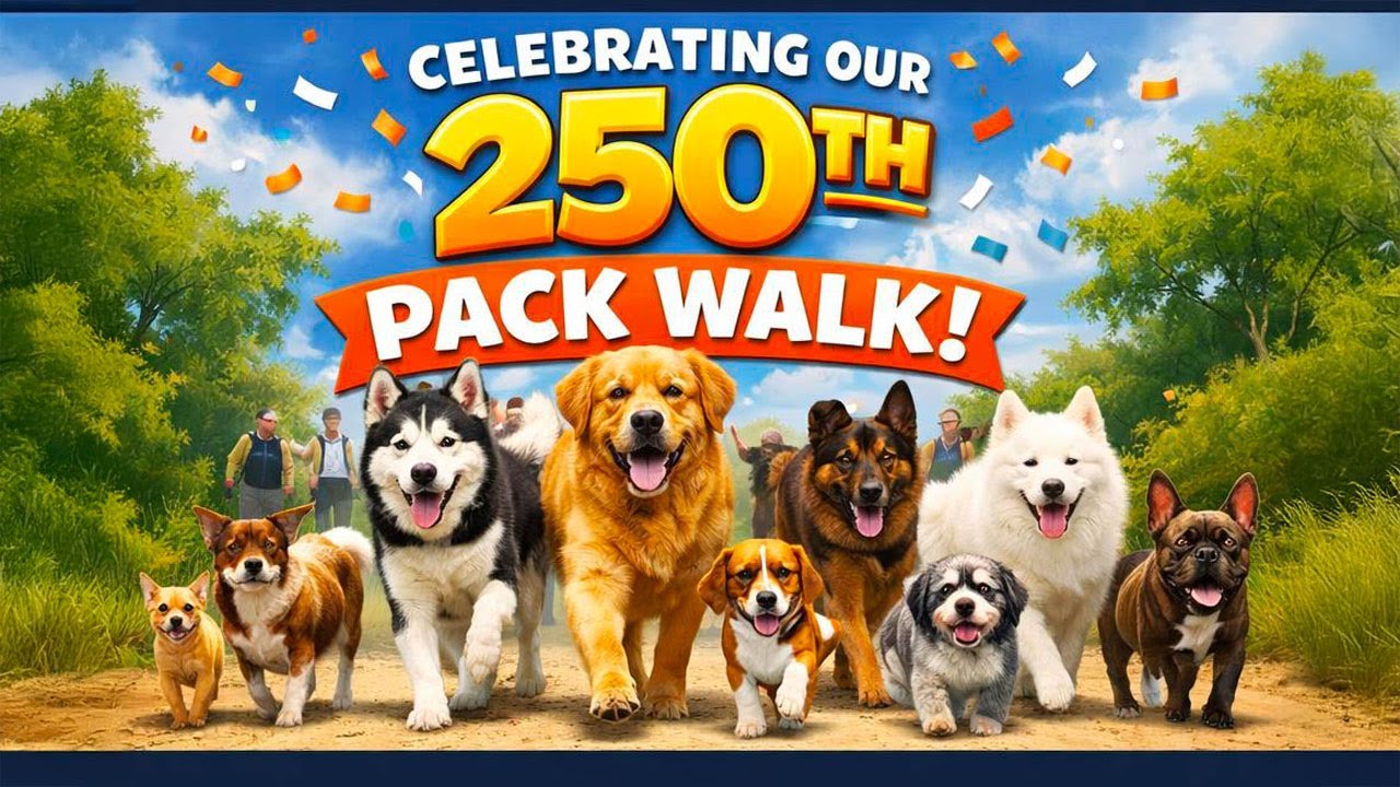 Celebrating Our 250th Pack Walk with K-9 Super Heroes Dog Whispering in Victoria, BC