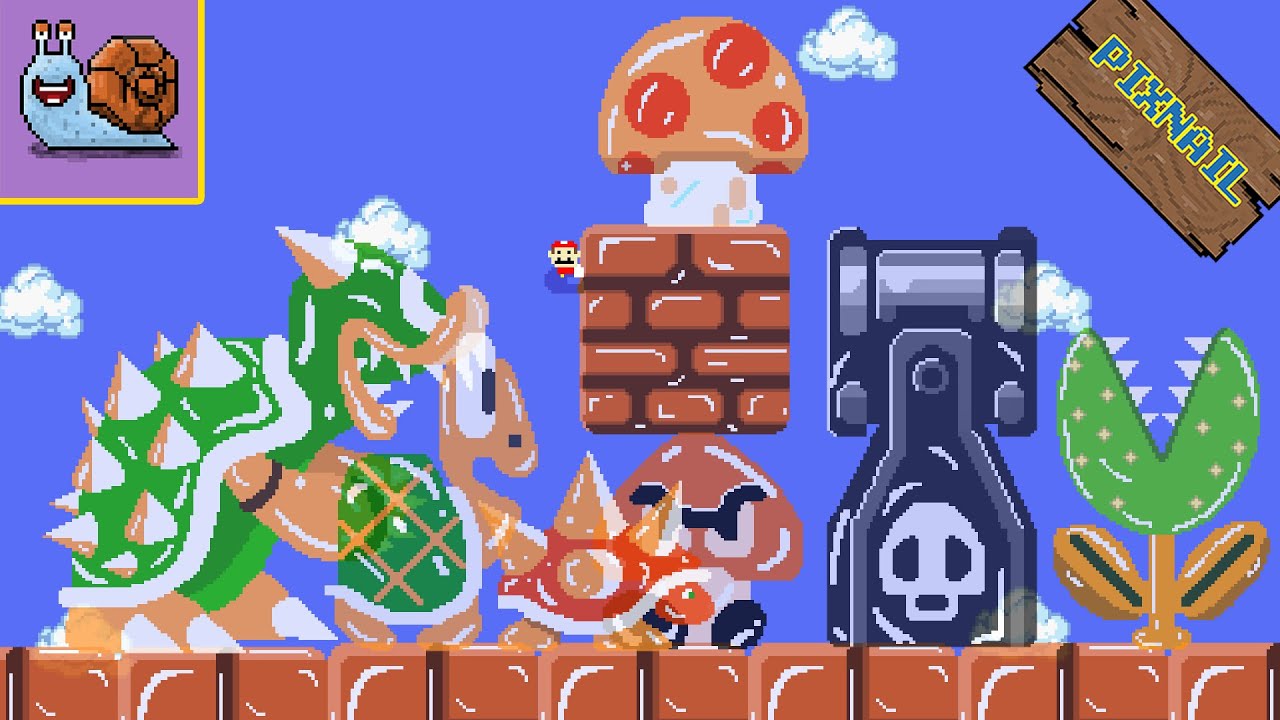 Pixnail: Супер Марио против гигантских воздушных шаров, эпизод 1.1