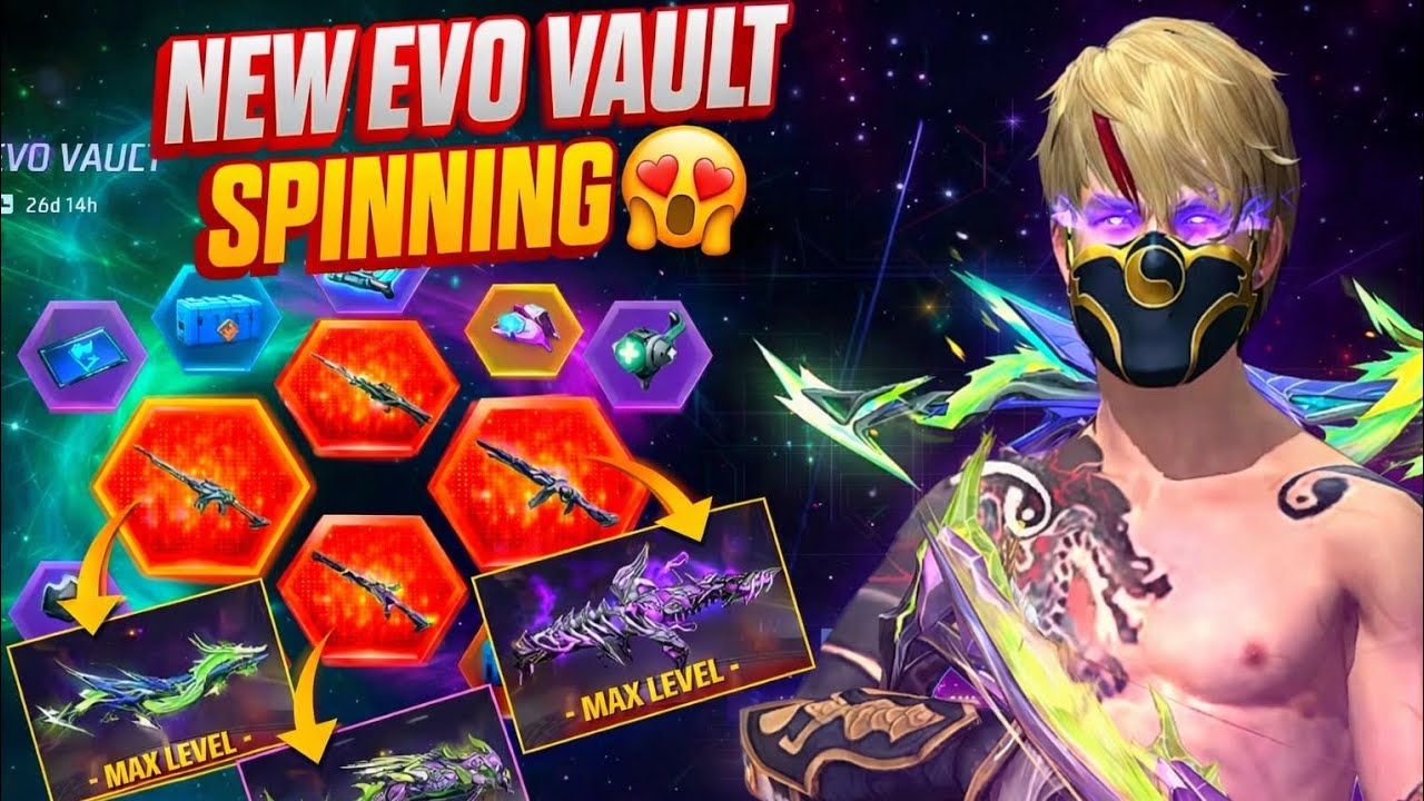 🔥 One Spin Luck! I Got Legendary EVO Gun MAX Level | New EVO Vault Event FF Tamil