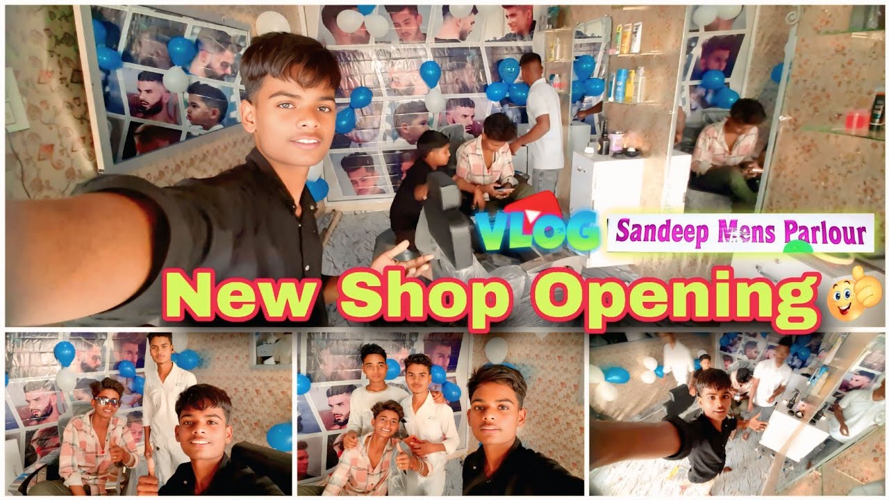 Sandeep Bhai Ka New Hair Cutting Shop Ka Opening Vlog
