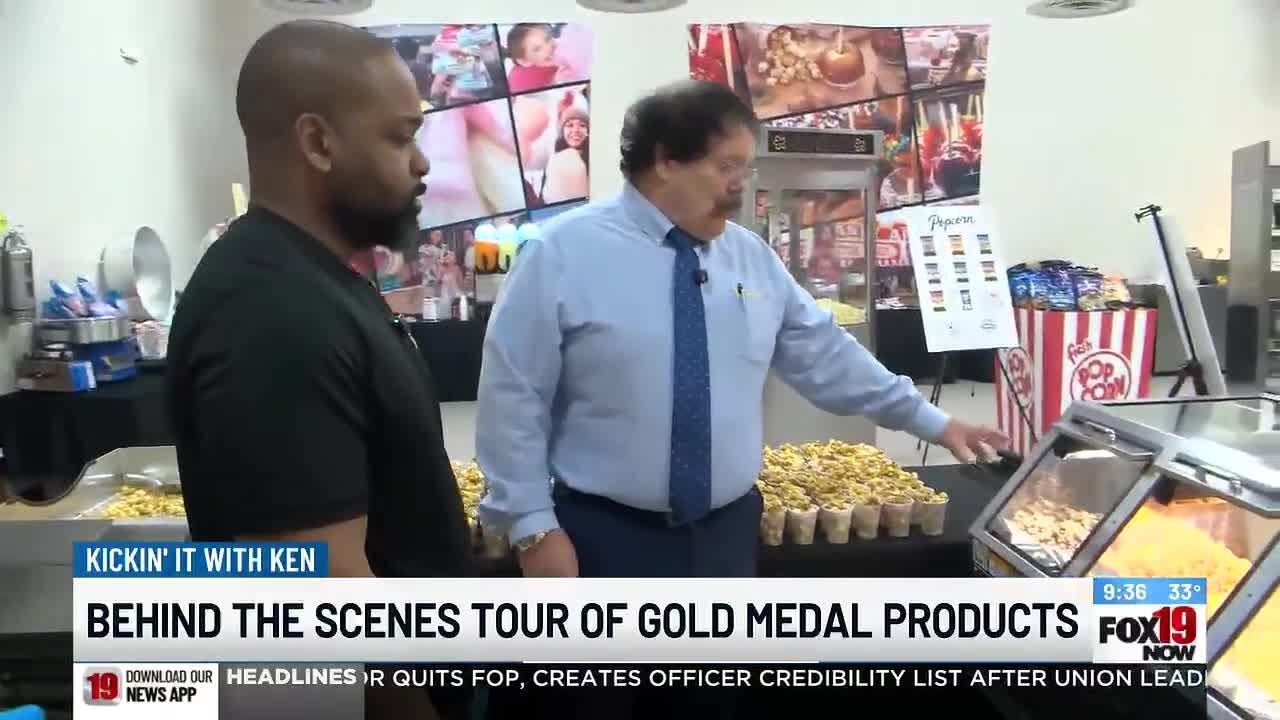 Прогулка с Кеном: приготовление попкорна в компании Gold Medal Products.