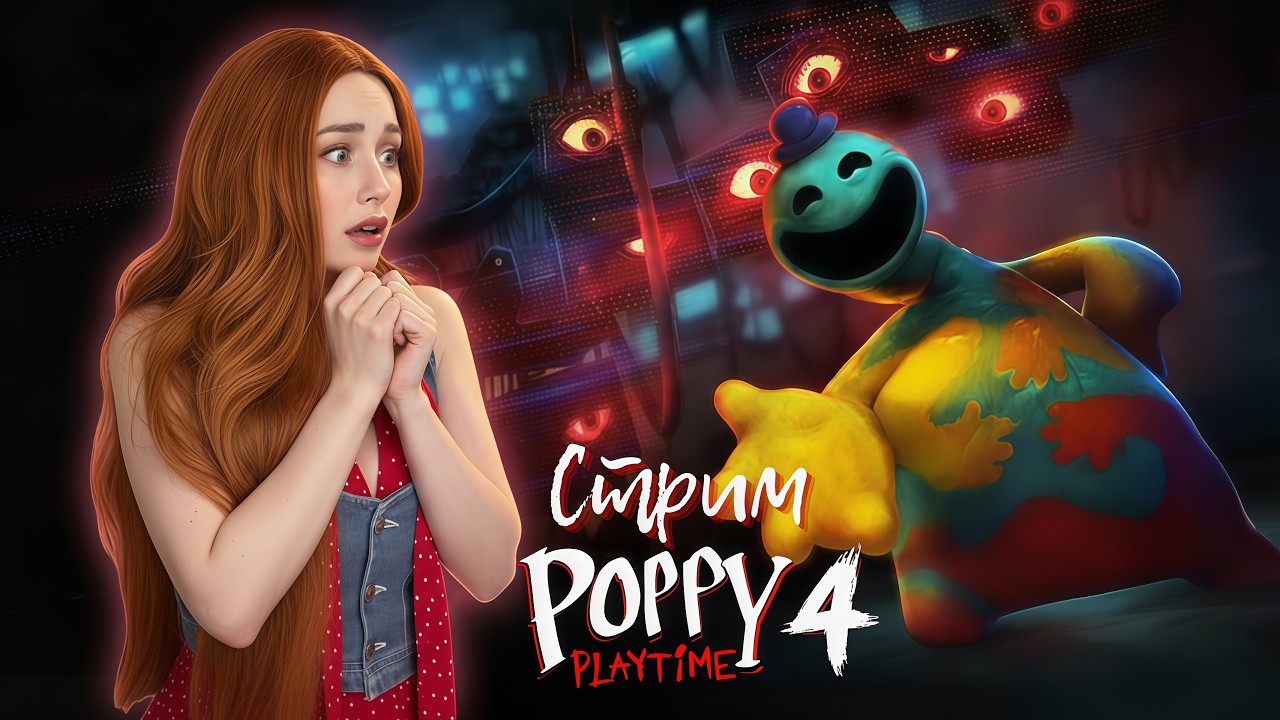 СТРИМ играем в Poppy Playtime - Глава 4 #poppyplaytime