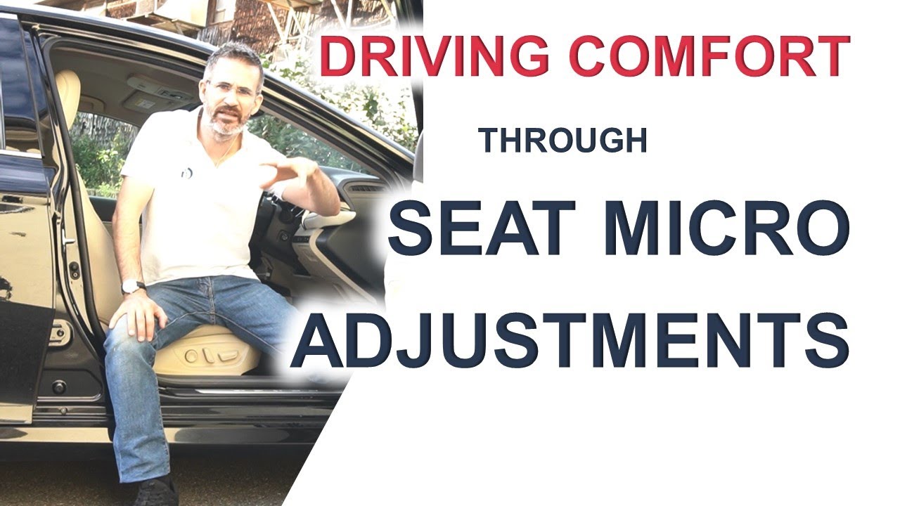 Greater Driving Comfort With Car Seat Micro Adjustments