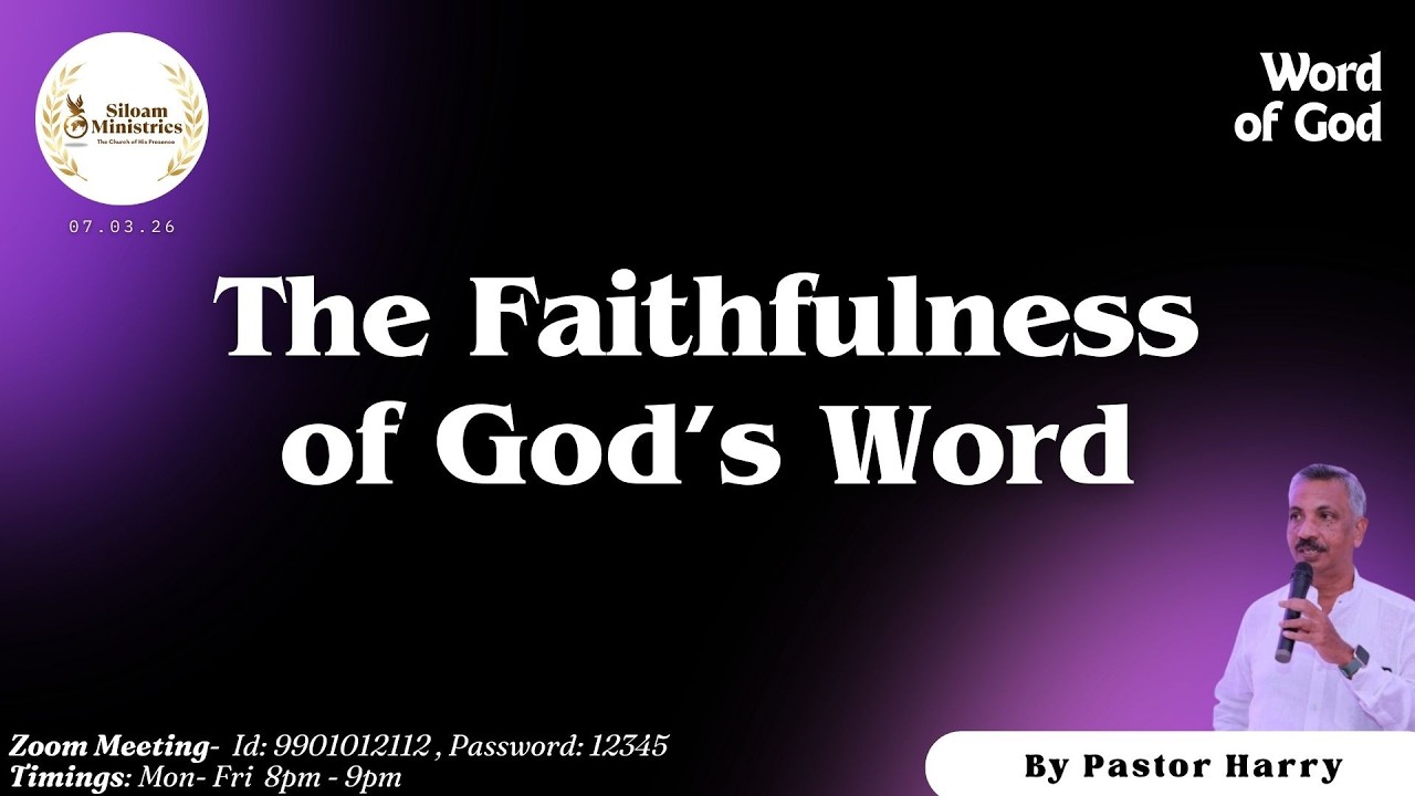 Word of God - The faithfulness of God's Word