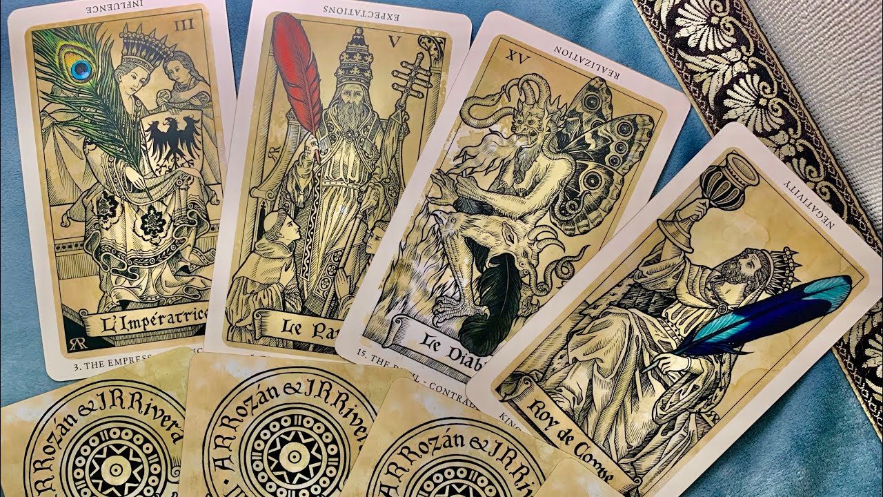 Новинка от Blue Angel 🩵The Medieval Feathers Tarot🪶 “Таро Средневекового Пера” 🪶