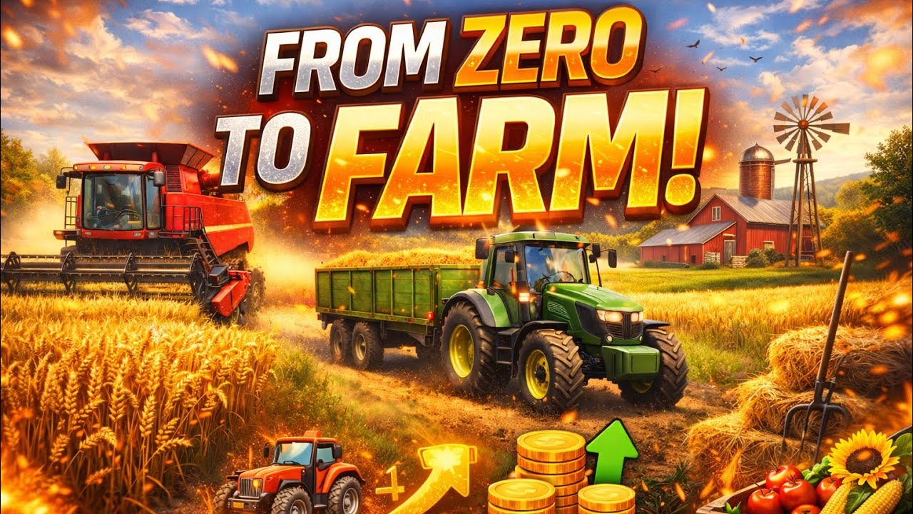 من الصفر إلى أكبر مزرعة! 💪🚜 | Farming Simulator #3 