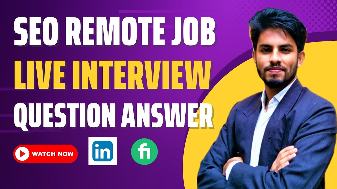 SEO Job Interview Question & Answer Bangla | SEO Remote Job Interview Live 2023