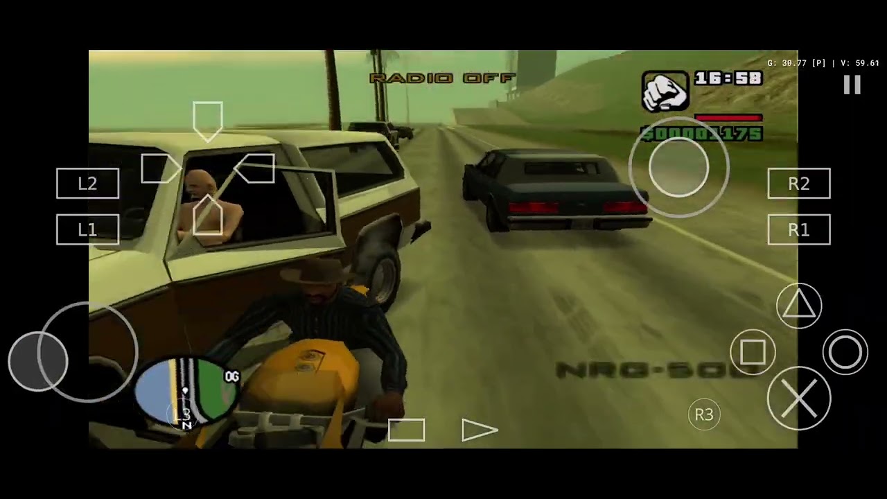 Gta san Andreas phone gameplay aethersx2 emulator 