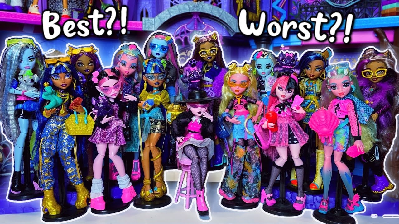 Who’s the BEST G3 Core Doll?! Ranking Monster High Core Dolls! 
