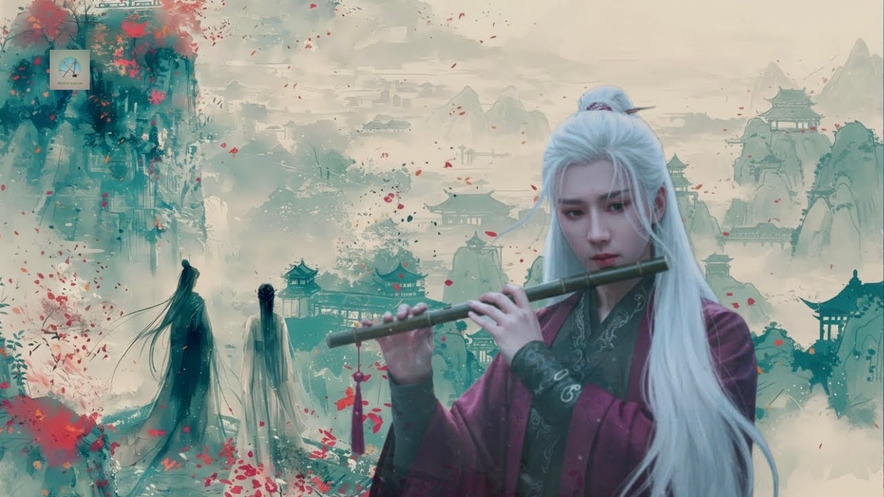 Chinese Zen Music: Bamboo flute, Erhu & Guzheng | Peaceful music &stress relief @peacefultomelody