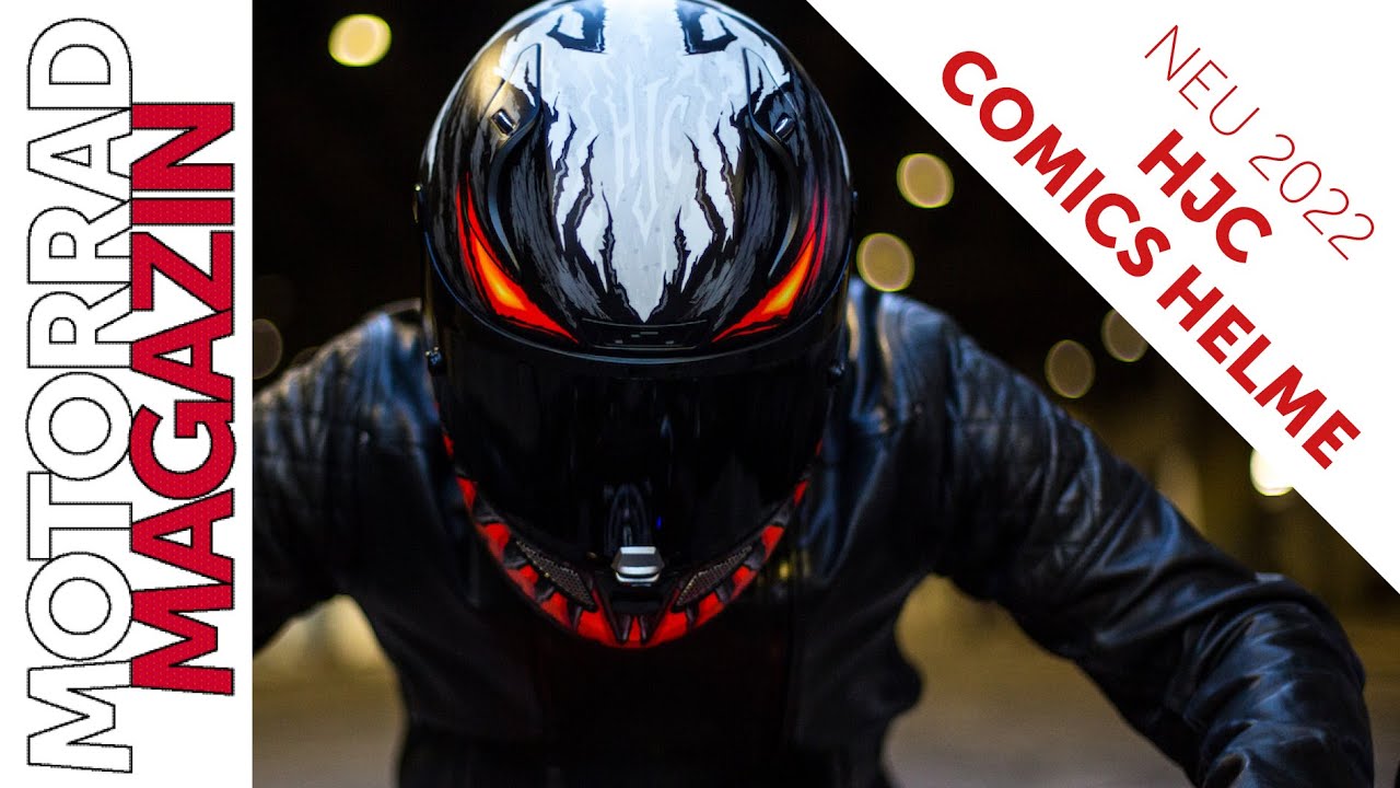 HJC Comics Helme 2022 - Superman, Batman, Joker, Venom, Minions und mehr