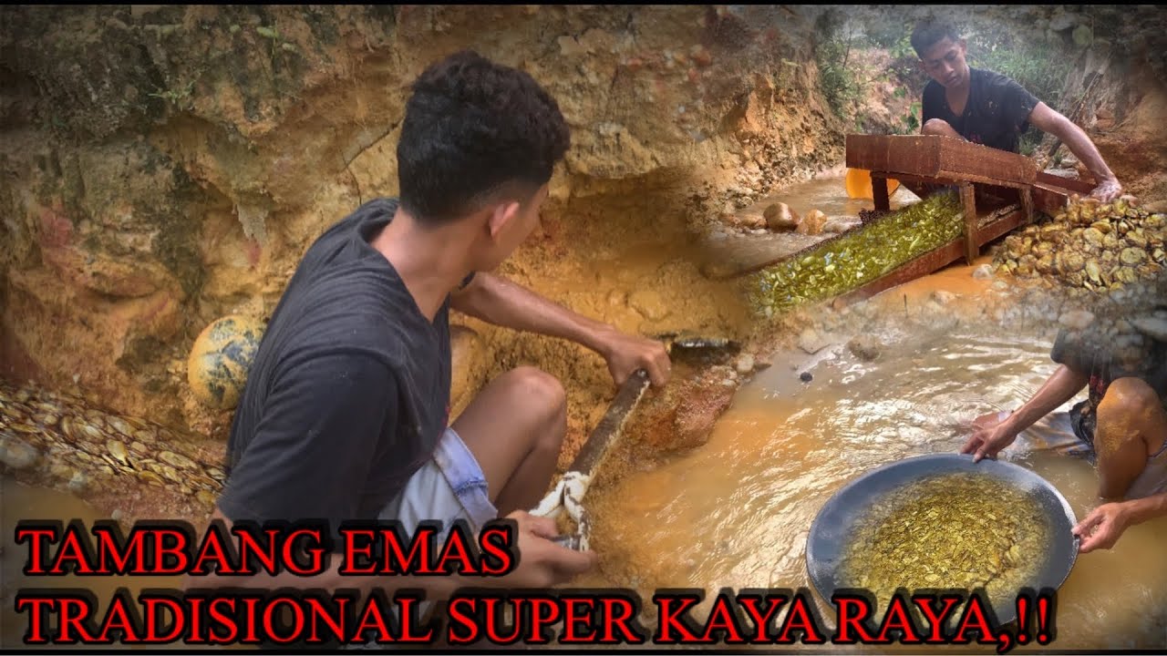 VIRAL,‼️MENJELAJAH DUNIA, TAMBANG EMAS TRADISIONAL SUPER KAYA, HARTA KARUN DALAM TANAH