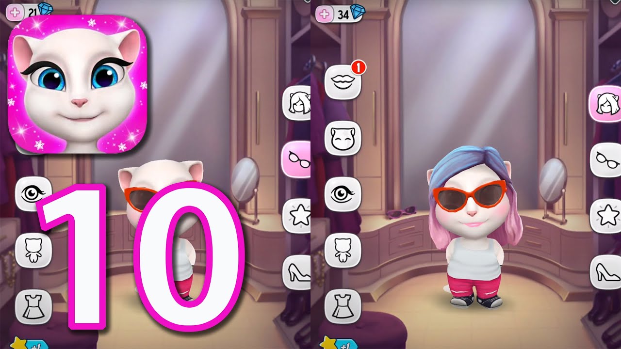 My Talking Angela - Walkthrough Gameplay Ep 10 HD (iOS)