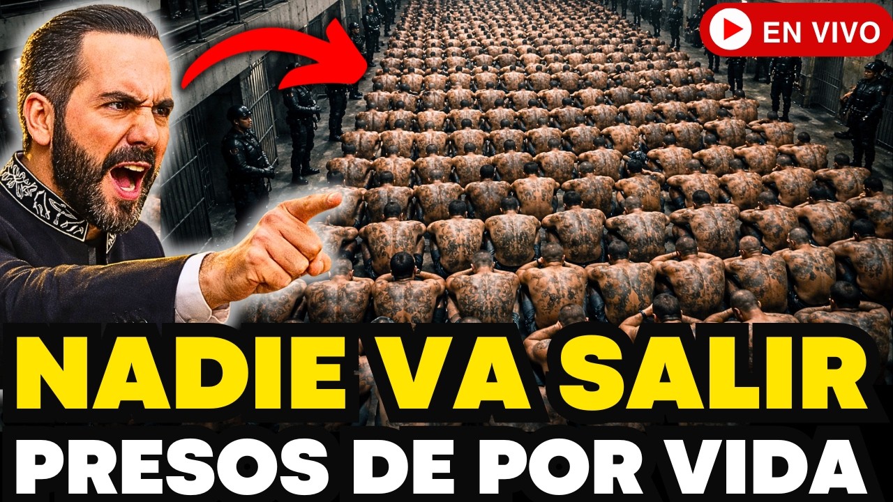 ¡Escándalo en El Salvador! Bukele ordena CERRAR por completo EL CECOT