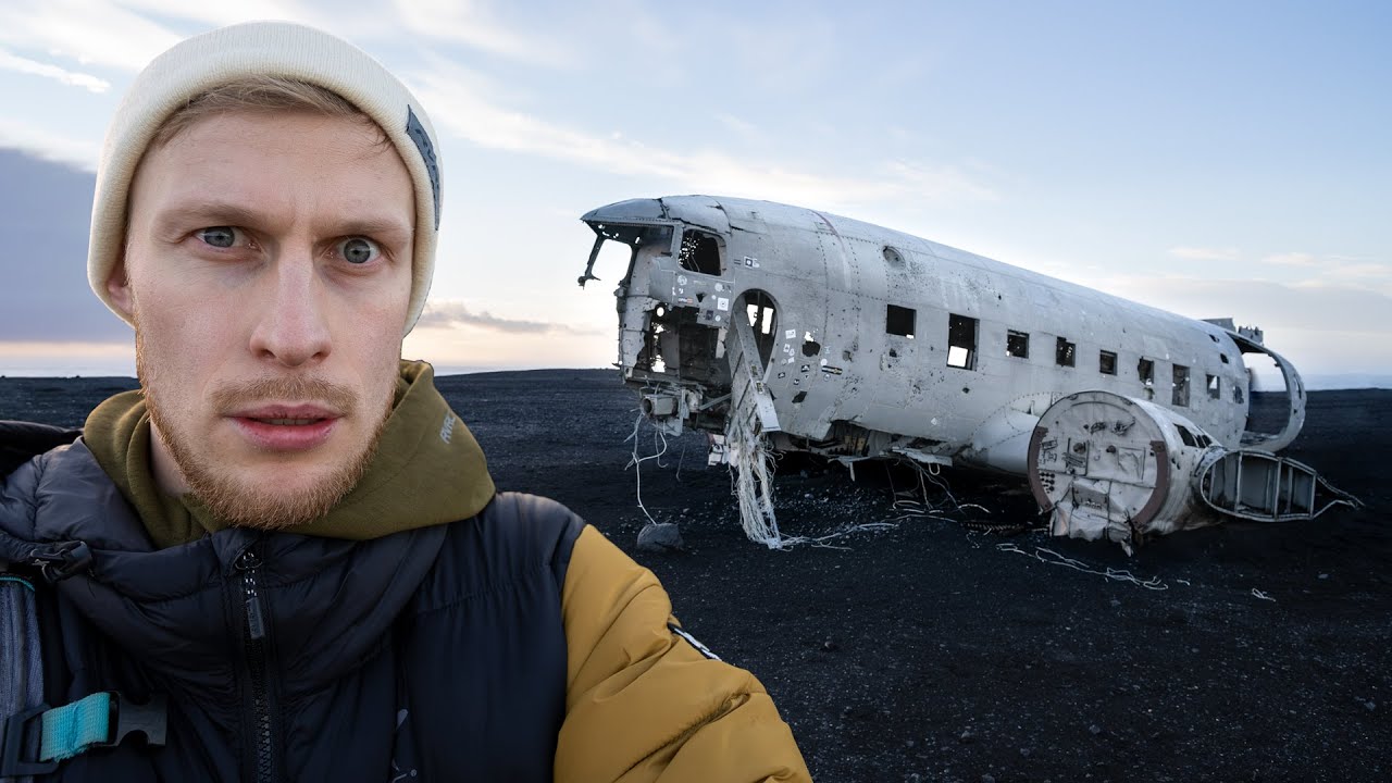 Haaksirikkoutuneen lentokoneen outo tarina. (ISLANTI VLOG)