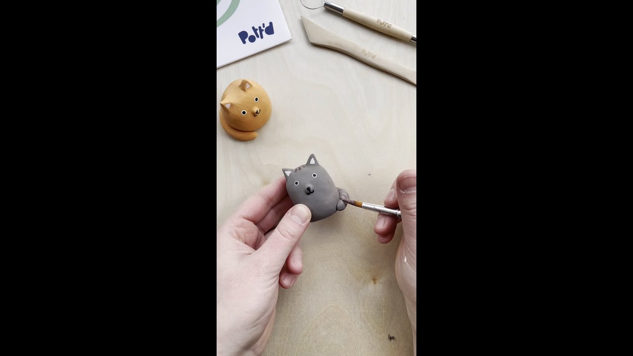 How to sculpt your PET from air-dry clay 🐈