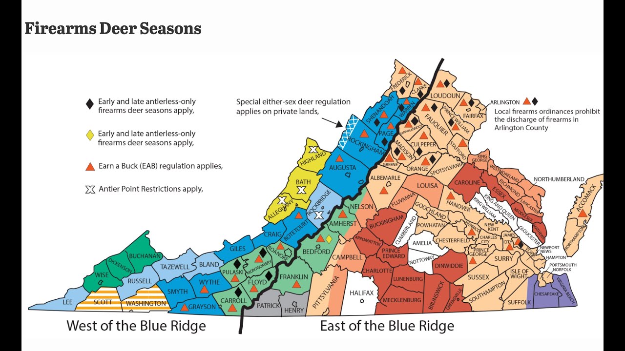 What! Virginia has 7 months of deer season? Explained. Hunting 101 class
