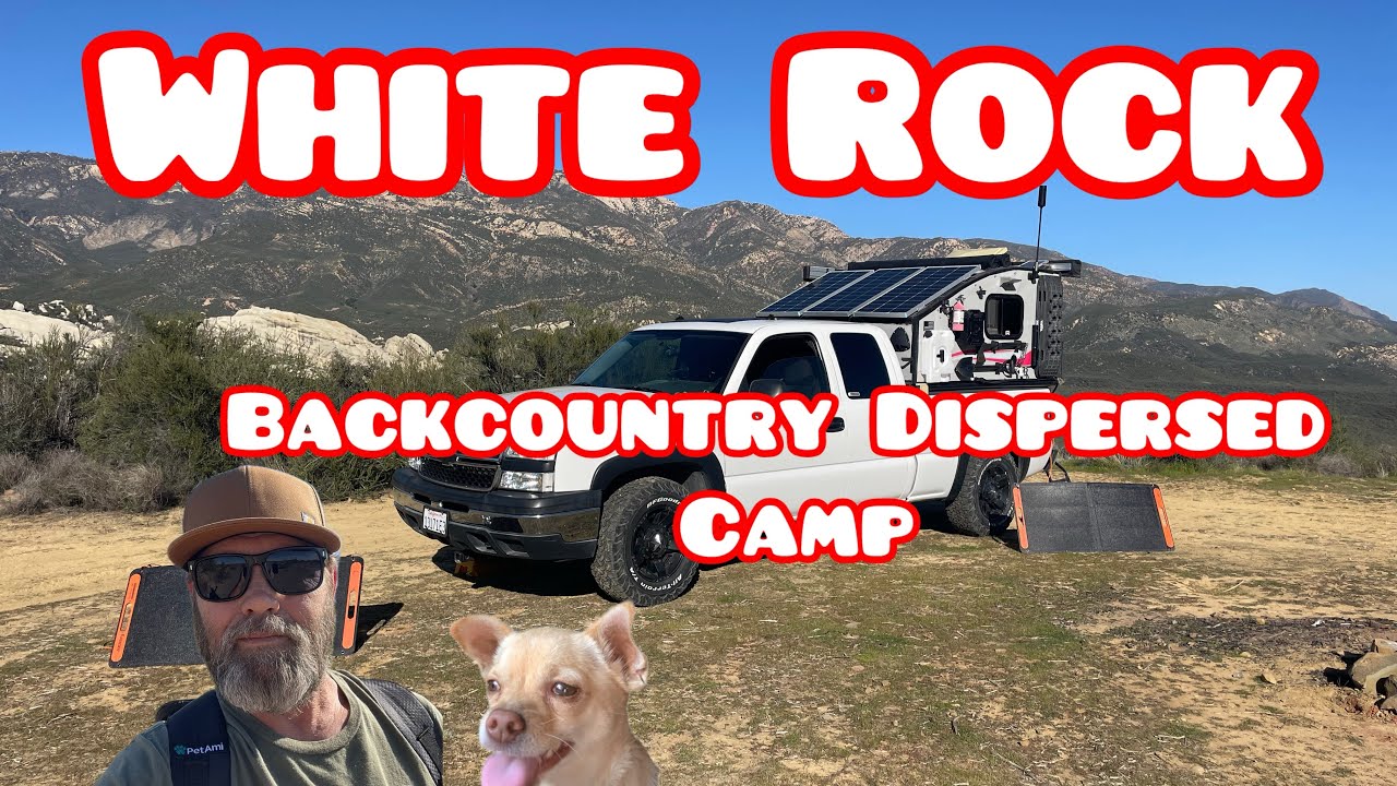 White Rock Backcountry Dispersed Camp #boondocking #wintercamping #nationalforest #freecamping 