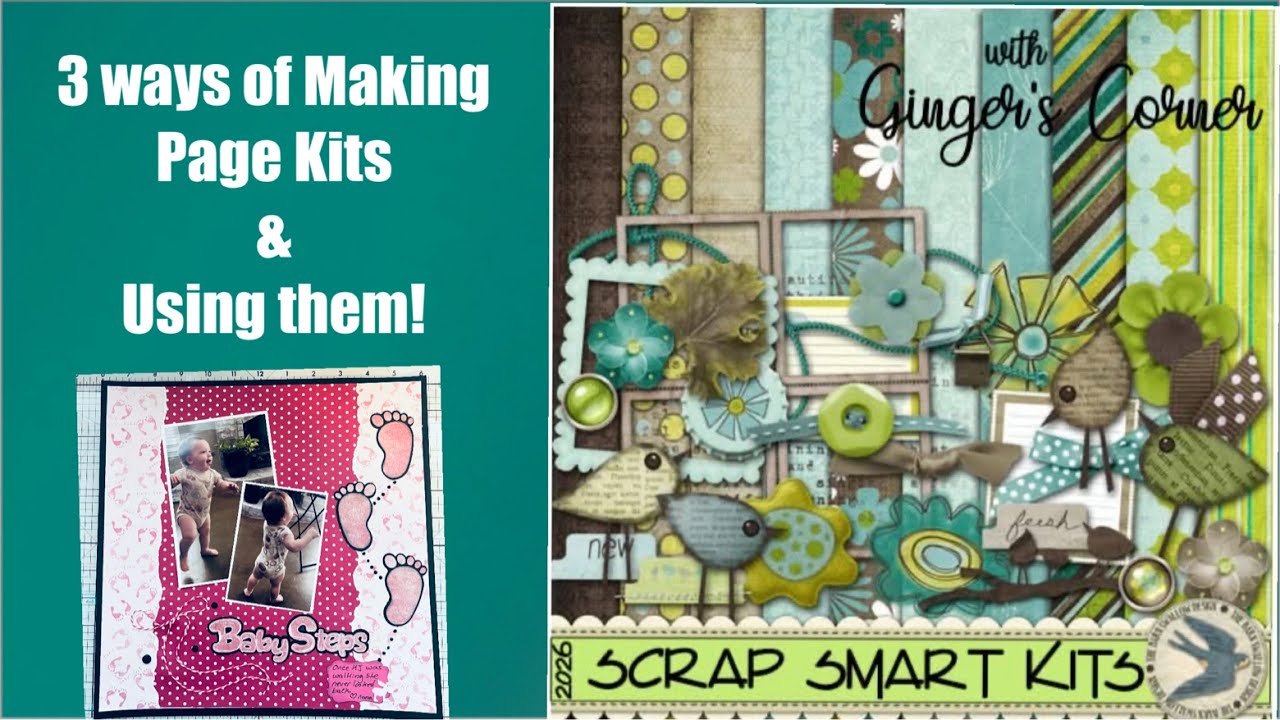 Создание наборов для скрапбукинга и их использование! Наборы для скрапбукинга SCRAP SMART! #испол...