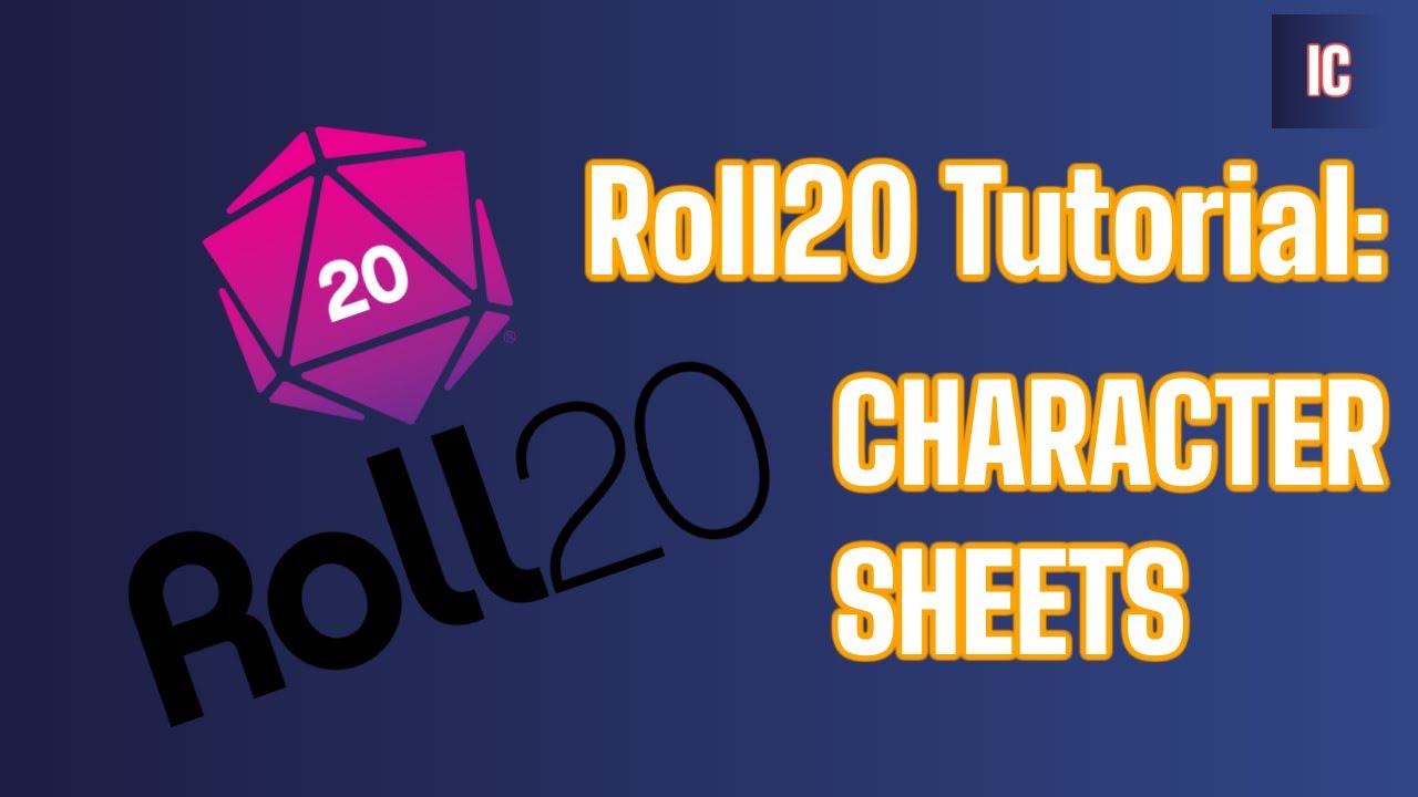 Учебное пособие Roll20: листы персонажей
