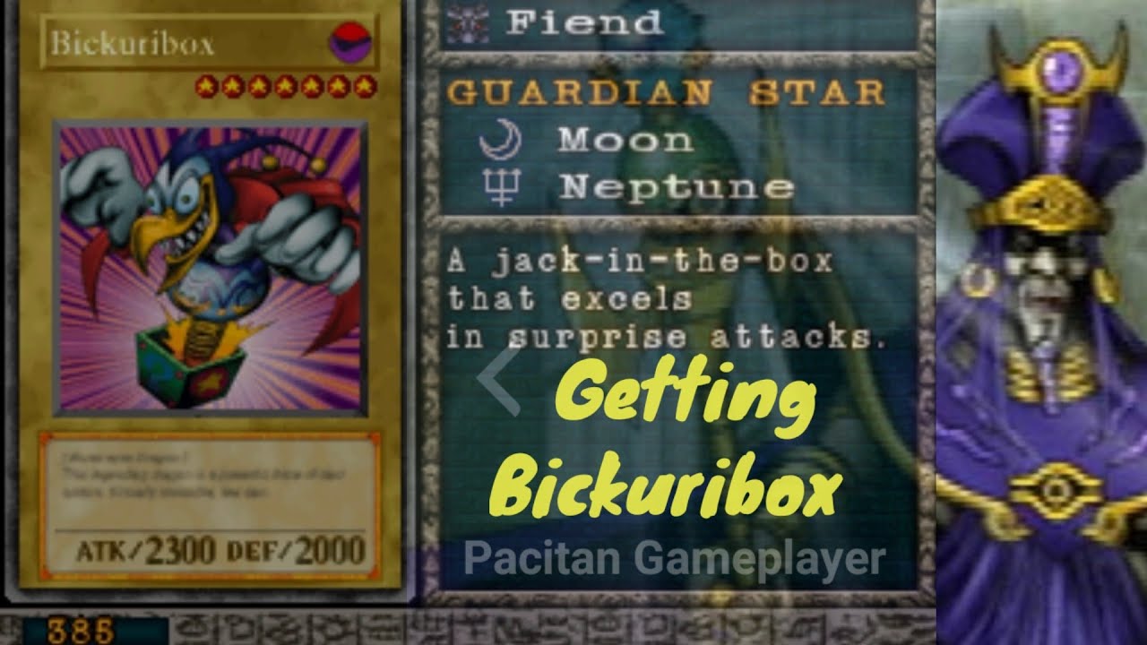 Yugioh Getting Bickuribox From Heishin Yu-Gi-Oh! Forbidden Memories PSone