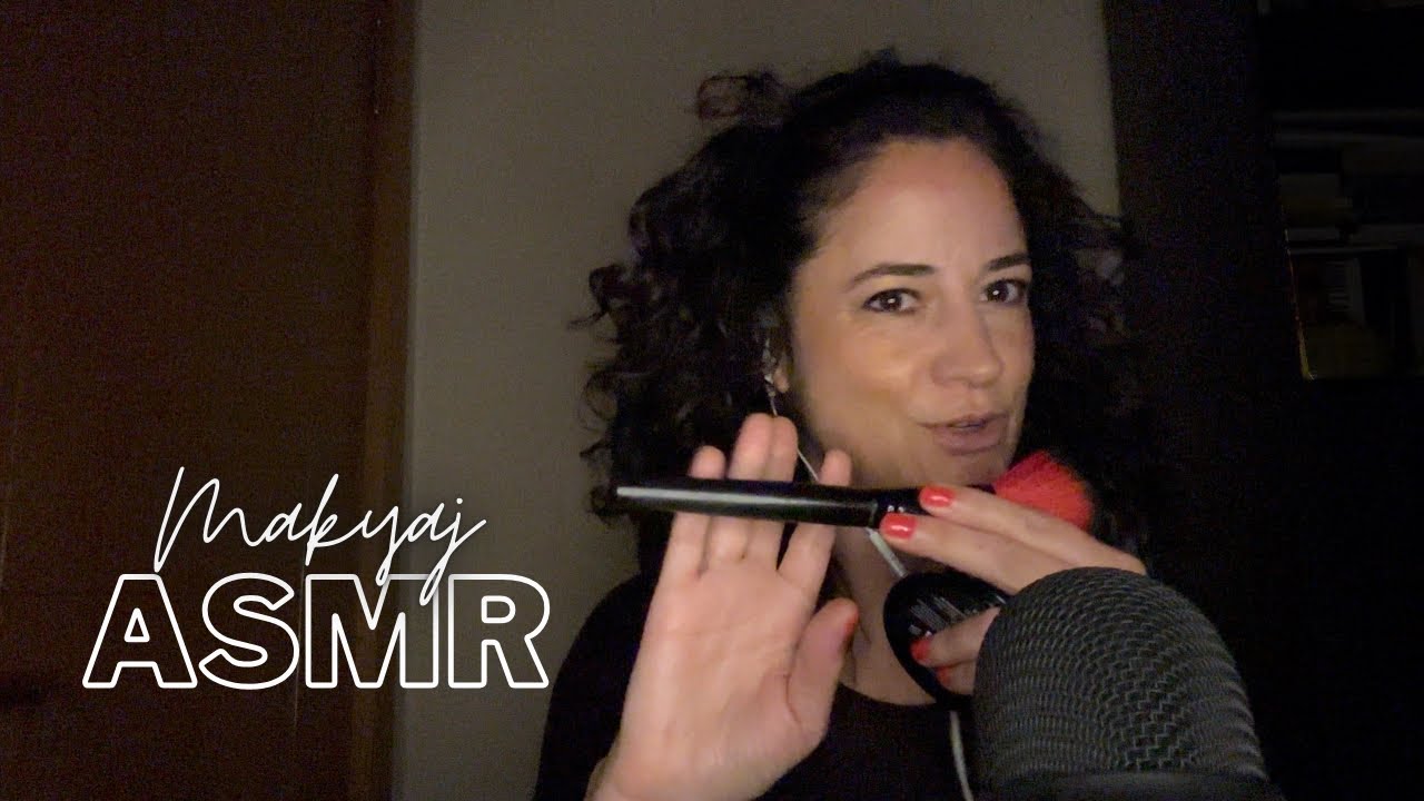 Bizim de bir makyaj videomuz olmasın mı 😁 Türkçe ASMR…