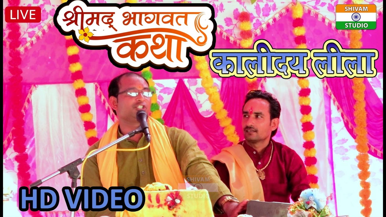 काली दय लीला श्रीमद्भ भागवत कथा Kali Day Leela / Bhagwat Katha // Raja Shastri