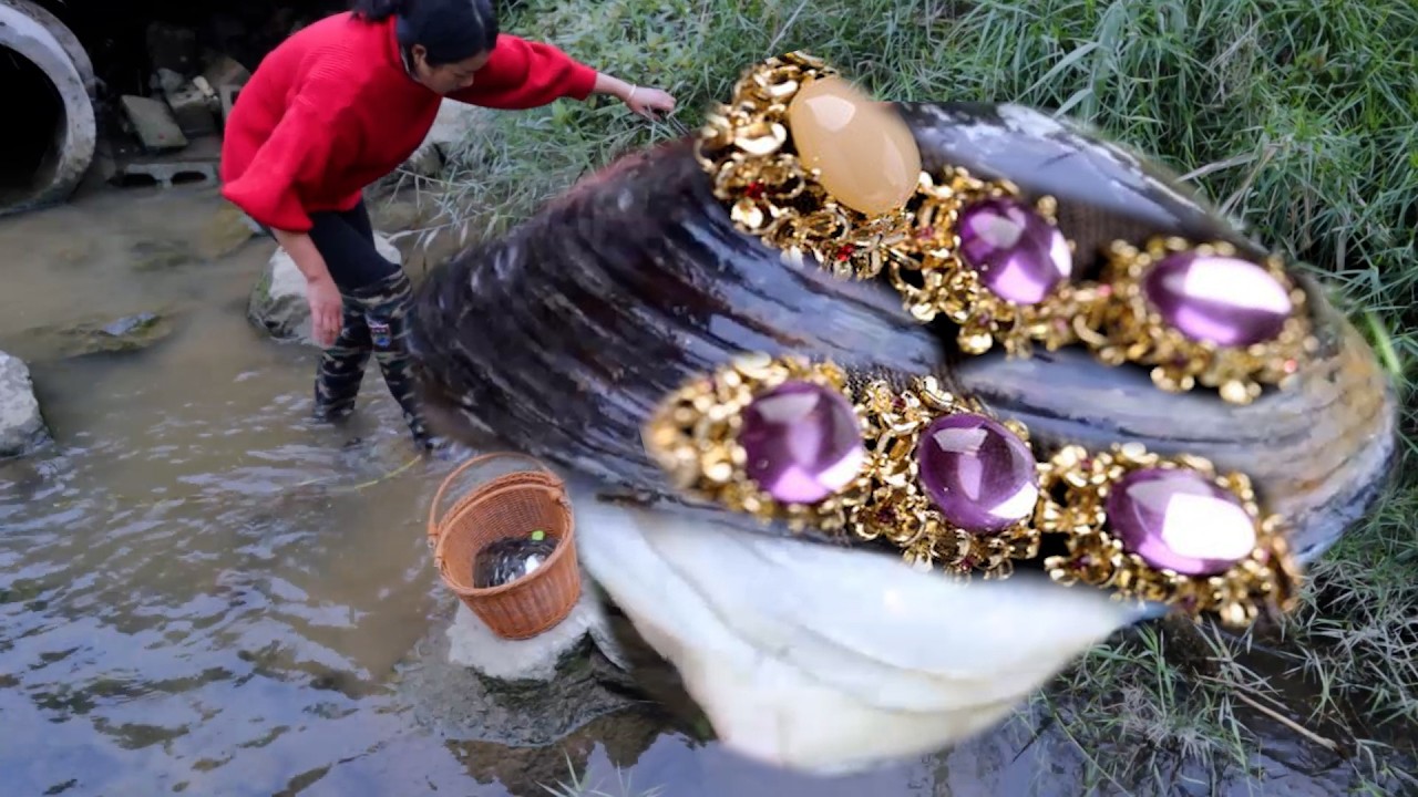 🔮  Wow, the girl is amazing: she found a super treasure in the glowing mutant shell