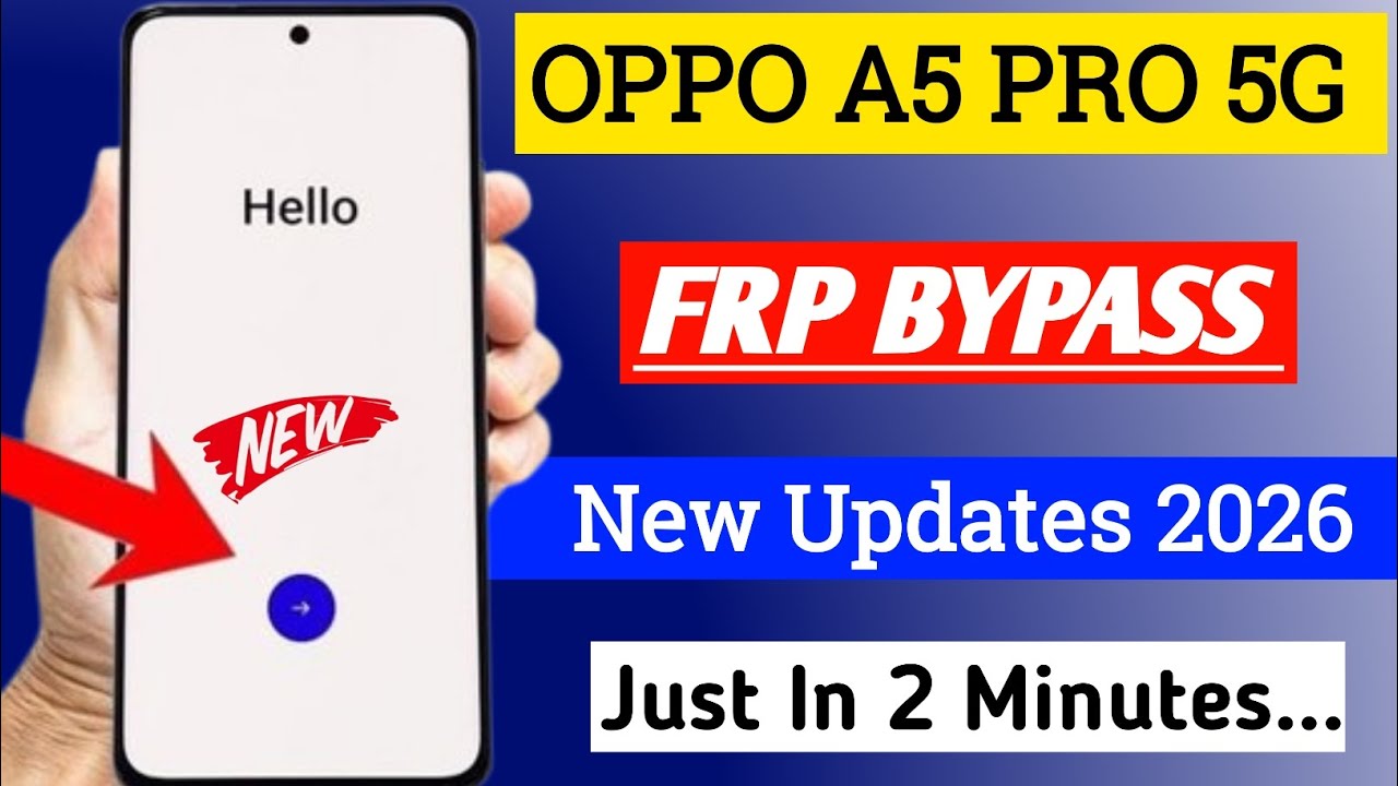 #android15 OPPO A5 pro 5G FRP BYPASS || OPPO A5 pro 5G google account bypass || *#899# Not working🔥🔥